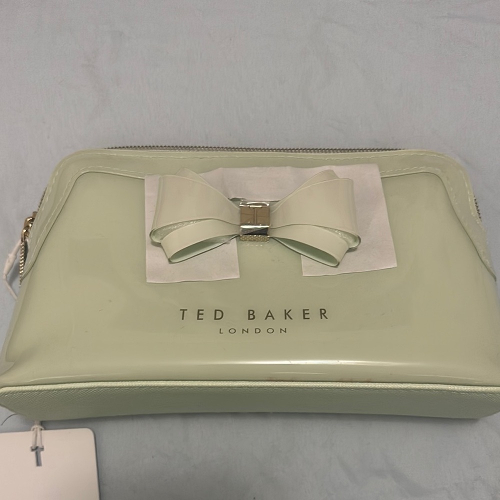 Ted Baker Light Green Bag with Bow Accent